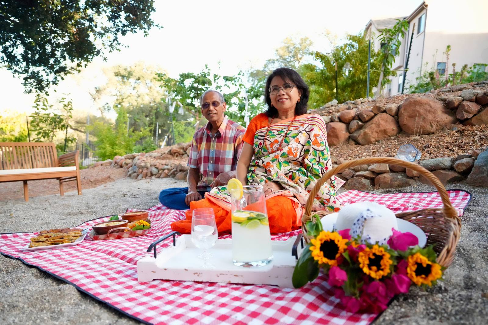 Lemonade, pitha, and no hurry